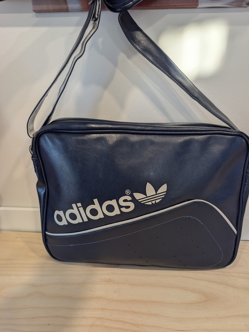 Adidas Blue Messenger Bag